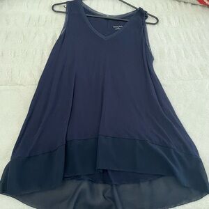 Navy blue Merona V-neck top #navyblue